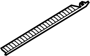 View FL3Z15046B46BA Mat. INSTR. Rubber. Panel SH. Shelf. Side cover.  Full-Sized Product Image