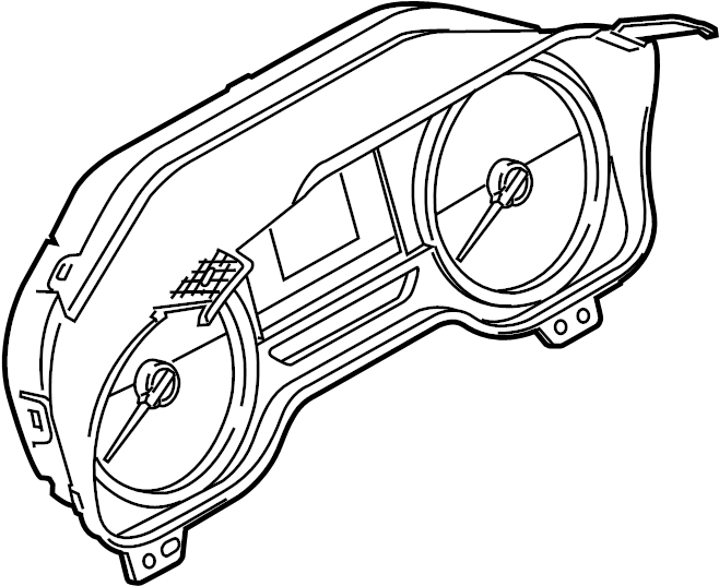 View FL3Z10849CJA Instrument Cluster Full-Sized Product Image