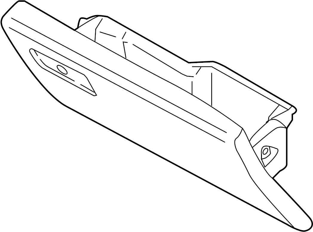 Ford F-150 Box assembly - glove compartment. Glove box - GL3Z15060T10BS