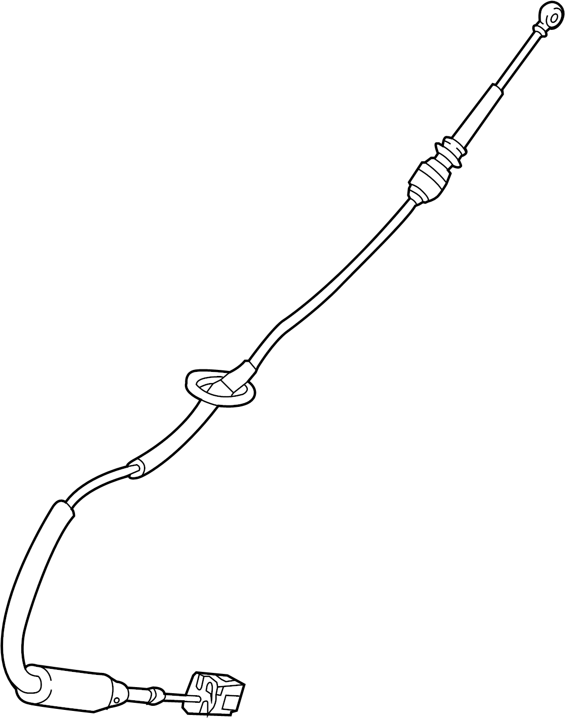 View HL3Z7E395E Automatic Transmission Shifter Cable Full-Sized Product Image