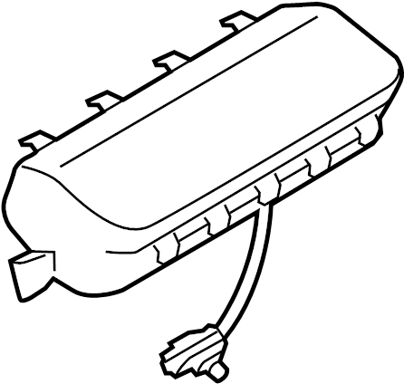 View FL3Z15044A74A Instrument Panel Air Bag Full-Sized Product Image
