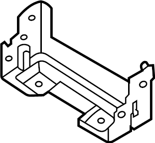 View FL3Z96625A80A Bracket. Console. Mount. (Rear, Lower) Full-Sized Product Image
