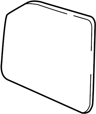 View FL3Z17K707D Door Mirror Glass (Rear) Full-Sized Product Image