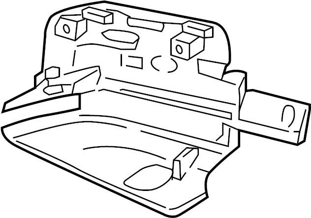 View FL3Z17K709AC Door Mirror Cover (Lower) Full-Sized Product Image