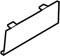 View FL3Z15237W24AA Door Panel Handle Cover Full-Sized Product Image