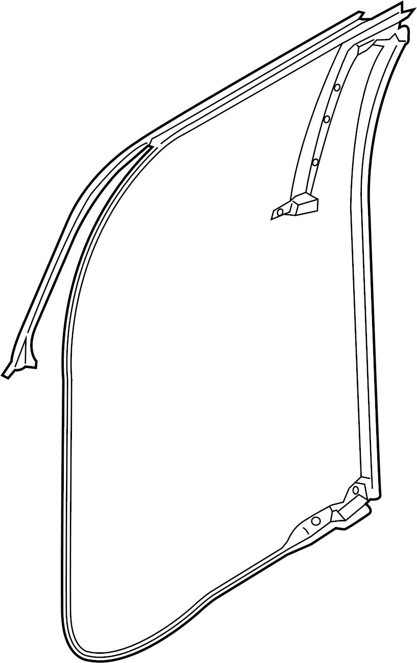 View FL3Z1825325B Door Seal (Front, Rear, Upper, Lower) Full-Sized Product Image