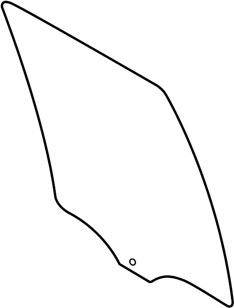 View FL3Z1829701A Door Glass (Rear) Full-Sized Product Image