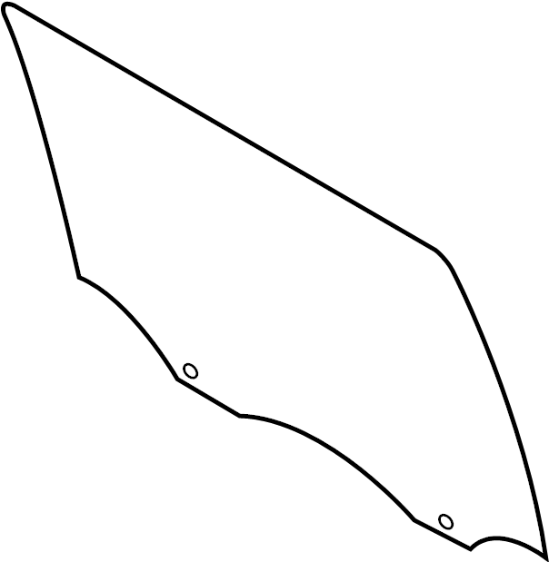 View FL3Z1625713B Door Glass (Rear) Full-Sized Product Image