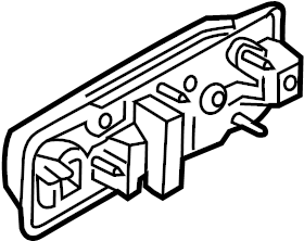 View FL3Z1522404CGPTM Exterior Door Handle Full-Sized Product Image