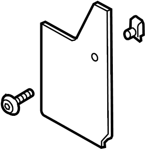 View FL3Z16A550AA Mud Flap (Rear) Full-Sized Product Image