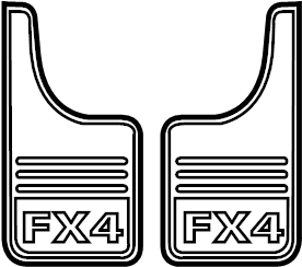 View VHL3Z16A550M Mud Flap Kit Full-Sized Product Image