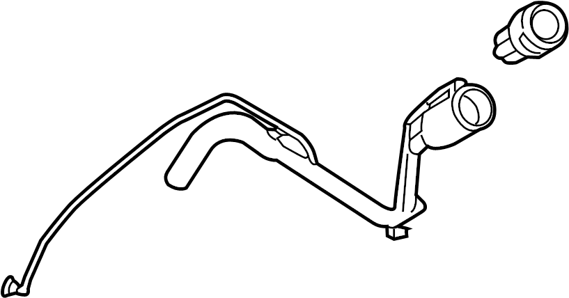 View FL3Z9034B Filler. Fuel. Pipe. Neck.  Full-Sized Product Image