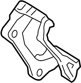 View CL3Z2B511D Disc Brake Caliper Bracket Full-Sized Product Image