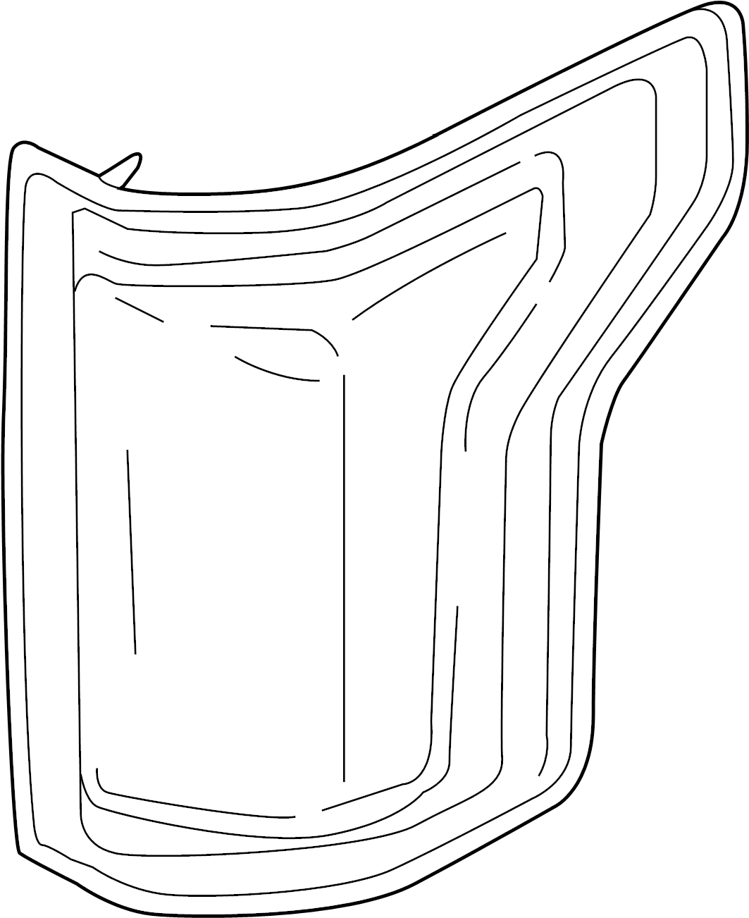 View FL3Z13405A Tail Light Assembly (Rear) Full-Sized Product Image