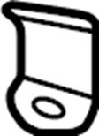 View W520802S900 Nut. Valance. (Front, Lower) Full-Sized Product Image