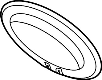 View MU5Z8213A Grille Emblem Full-Sized Product Image