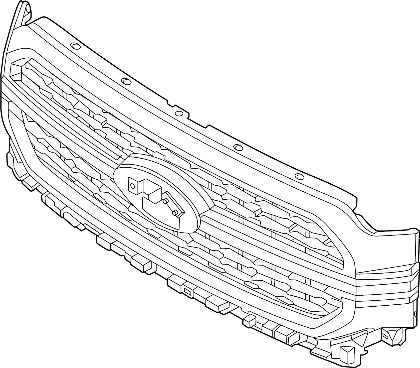 View ML3Z8200JB Grille (Lower) Full-Sized Product Image