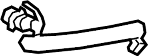 View JL3Z8A505B Radiator Coolant Hose (Lower) Full-Sized Product Image