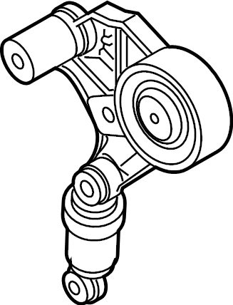 View JL3Z6A228A Accessory Drive Belt Tensioner Assembly Full-Sized Product Image