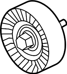 View ML3Z8678B Accessory Drive Belt Idler Pulley Full-Sized Product Image