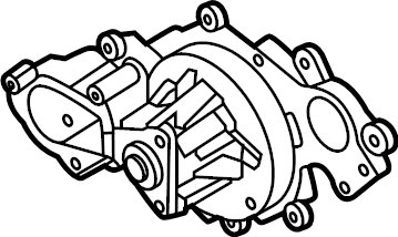 View ML3Z8501B Engine Water Pump Full-Sized Product Image