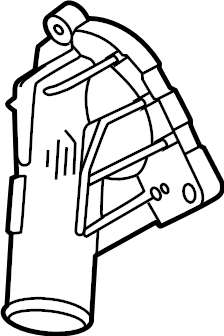 View ML3Z8592A Engine Coolant Thermostat Housing (Upper) Full-Sized Product Image