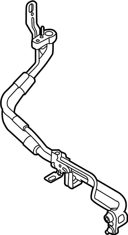 View ML3Z18B402K A/C Refrigerant Suction Hose Full-Sized Product Image