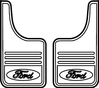 View VML3Z16A550CB Mud Flap Kit Full-Sized Product Image