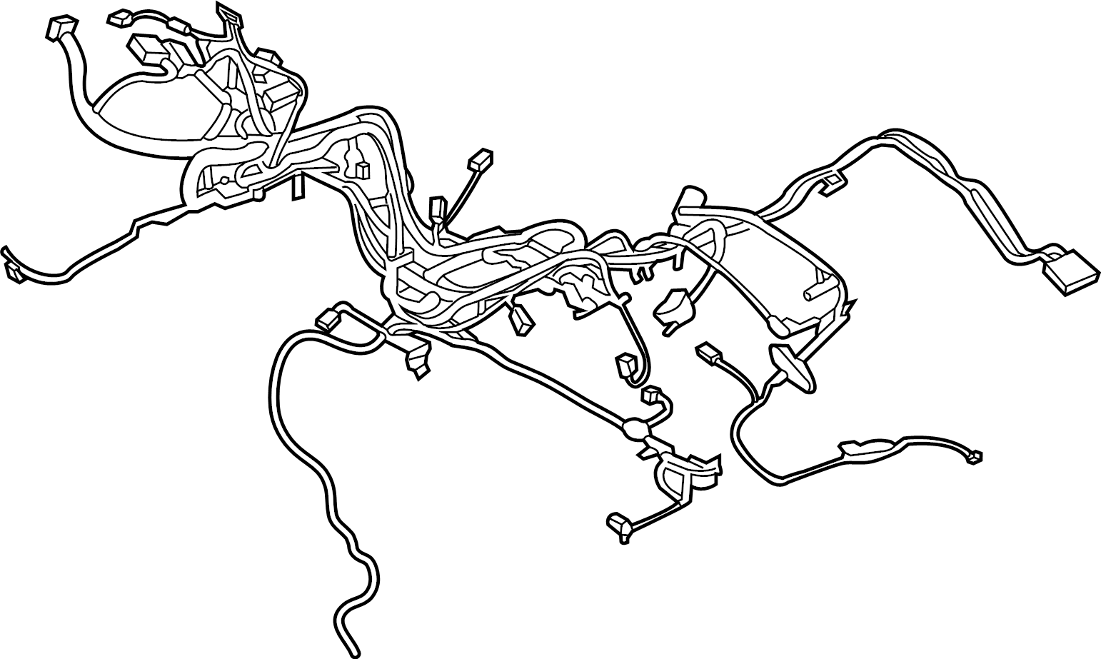 View ML3Z12A581EAA Engine Compartment Wiring Harness Full-Sized Product Image