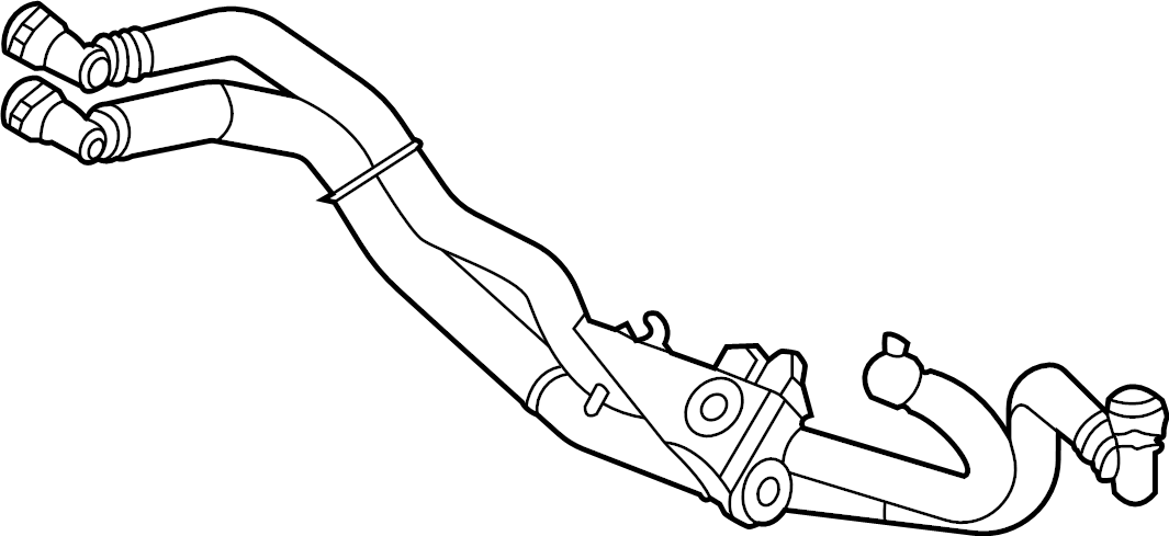 View ML3Z8B081H HVAC Heater Hose Assembly Full-Sized Product Image