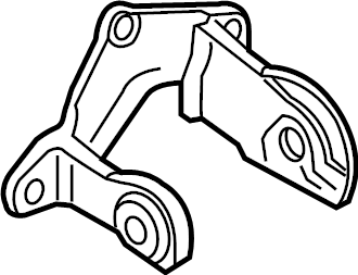 View JL3Z6038G Engine Mount Bracket (Front, Lower) Full-Sized Product Image
