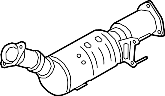 View JL3Z5H270A Catalytic Converter Full-Sized Product Image