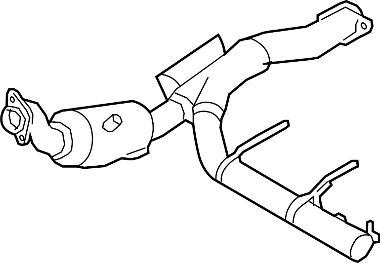 View ML3Z5E212LA Catalytic Converter Full-Sized Product Image