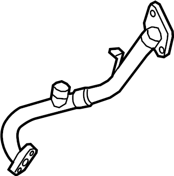 View JT4Z9E469B Exhaust Gas Recirculation (EGR) Tube Full-Sized Product Image