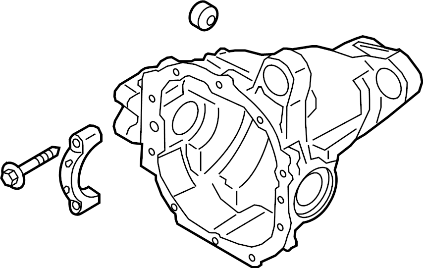View NL3Z3010C Differential Housing (Front) Full-Sized Product Image