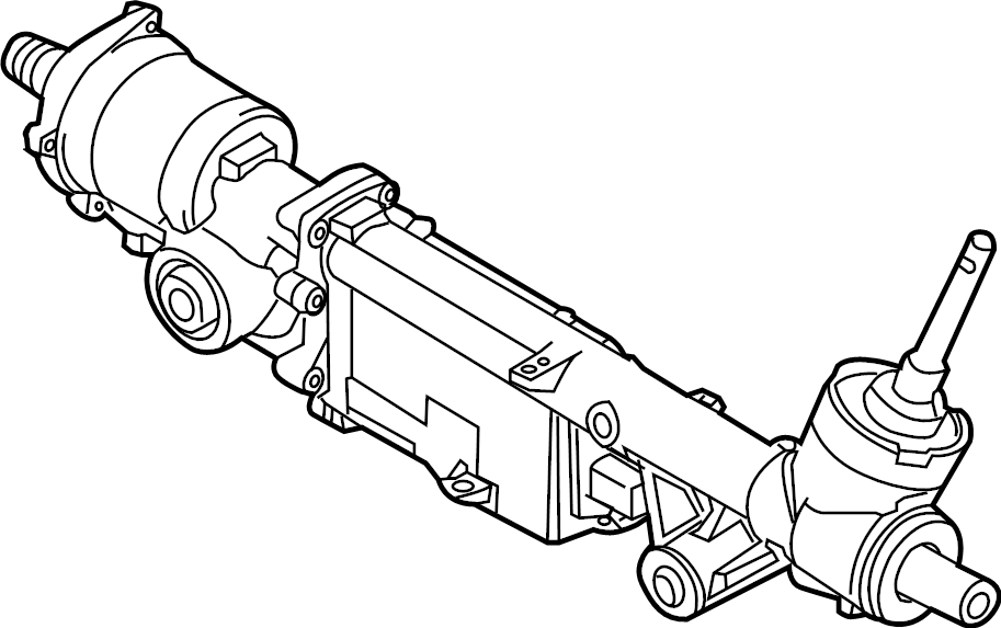 View ML3Z3504K Rack and Pinion Assembly Full-Sized Product Image
