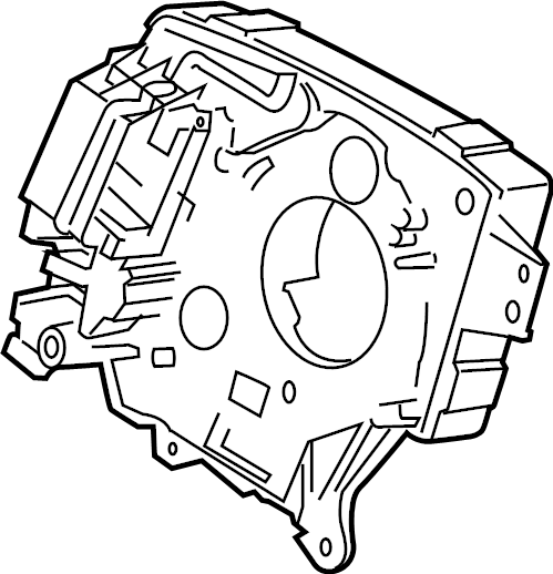 View ML3Z3F791EC Steering Column Switch Housing Full-Sized Product Image