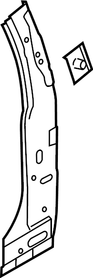 View LC3Z1640476A Body C-Pillar (Front, Rear, Upper) Full-Sized Product Image
