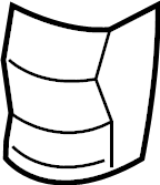 View ML3Z1629077AAPTM Molding. Trim. Corner. (Lower) Full-Sized Product Image