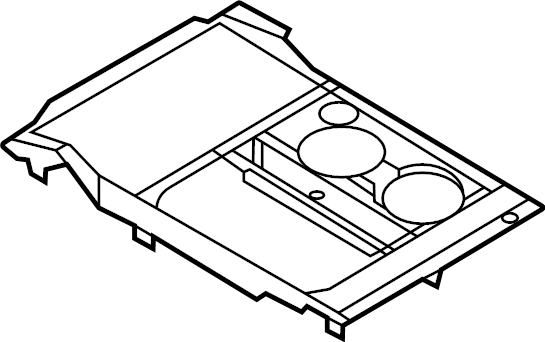 View ML3Z15045A76AB Console Panel Full-Sized Product Image