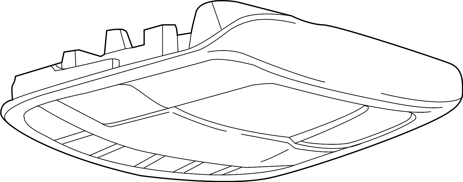 View ML3Z18519A70EDE Overhead Console Full-Sized Product Image