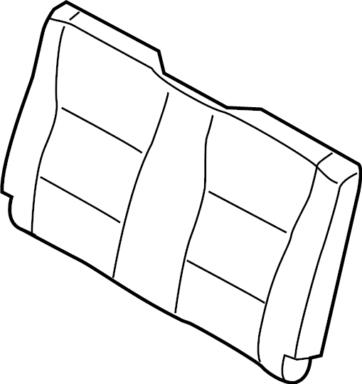 View NL3Z1666601EB Seat Back Cushion Cover (Rear) Full-Sized Product Image