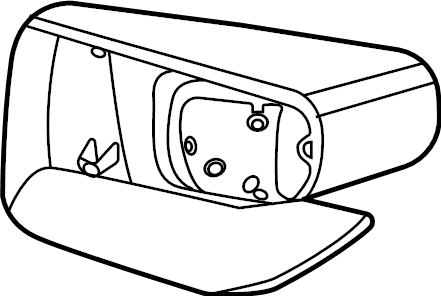 View ML3Z17D742AA Door Mirror Cover Full-Sized Product Image