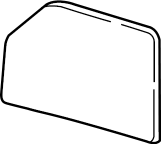 View ML3Z17K707E Door Mirror Glass (Rear) Full-Sized Product Image