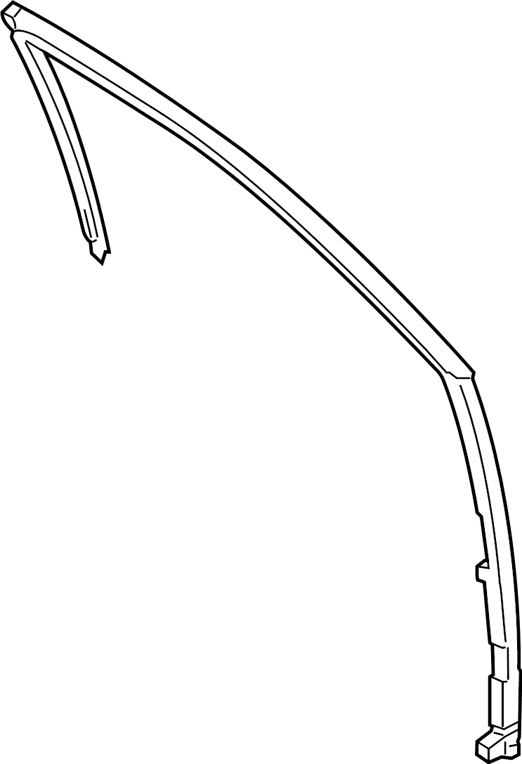 View ML3Z1521597A Window Channel (Front, Upper) Full-Sized Product Image
