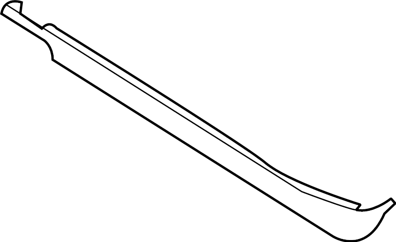 View ML3Z1825596B Door Belt Molding (Upper) Full-Sized Product Image