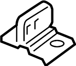 View ML3Z18265A05A Door Lock Striker Plate (Lower) Full-Sized Product Image