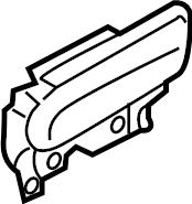 View ML3Z1522600BA Interior Door Handle Full-Sized Product Image