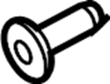 View W720620S437 Tailgate Hinge Bolt Full-Sized Product Image