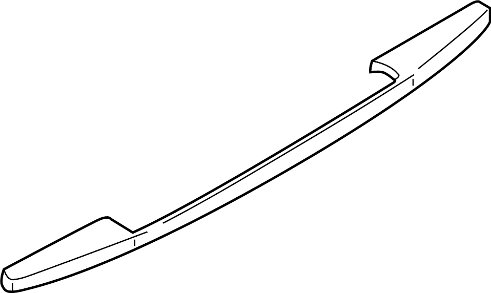 View ML3Z9941018AB Tailgate Molding (Upper) Full-Sized Product Image